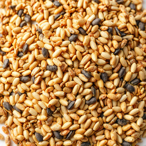 Heap of assorted bird seed mix