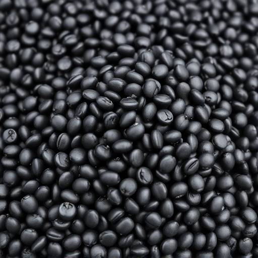 Heap of black oil sunflower seeds