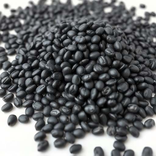 Heap of black oil sunflower seeds
