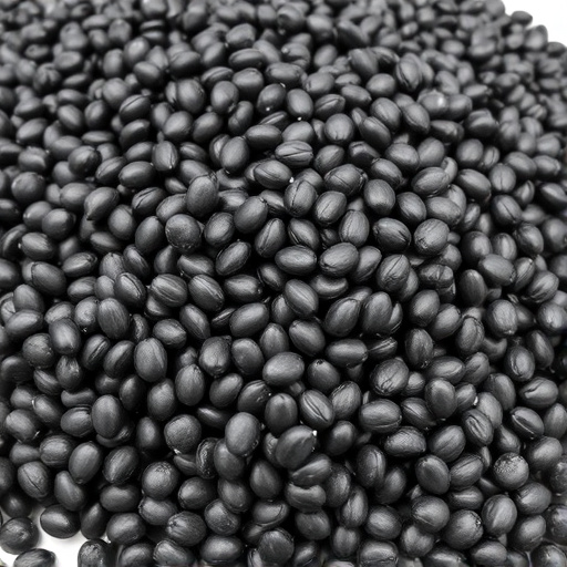 Heap of black oil sunflower seeds