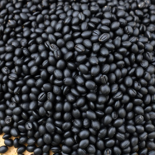 Heap of black oil sunflower seeds