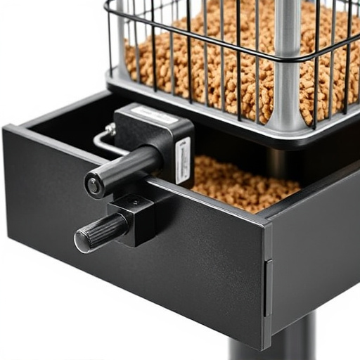 Heavy-duty feeder with locking mechanism