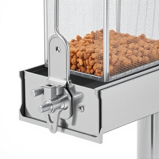 Heavy-duty feeder with locking mechanism