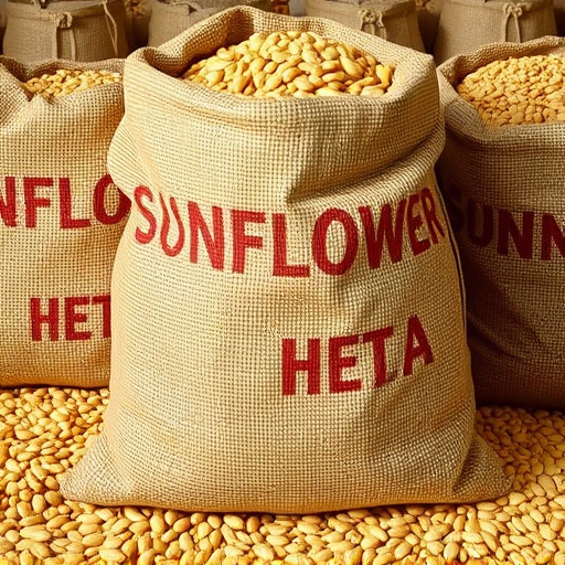 Large bulk sack of sunflower hearts
