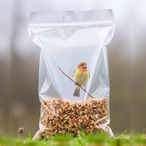 Large clear bag of wild bird seed