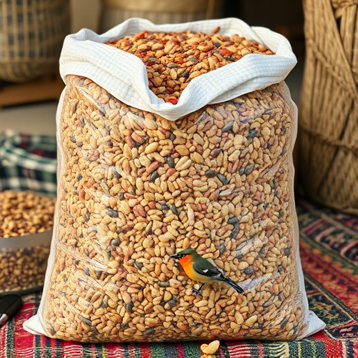 Large sack of mixed bird seed