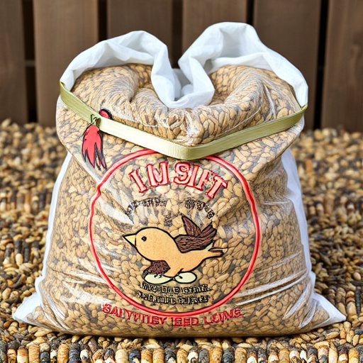Large sack of mixed wild bird seed