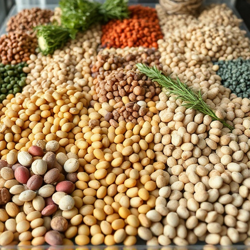 Large variety of seeds on display
