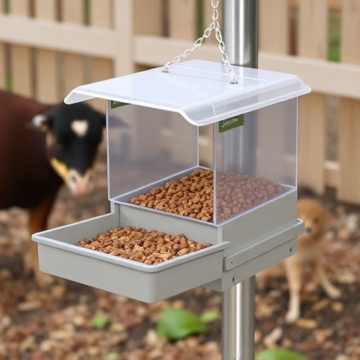 Lightweight feeder with open access tray