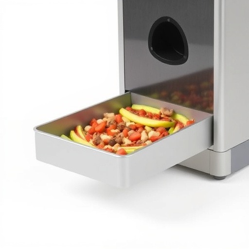 Lightweight feeder with open access tray