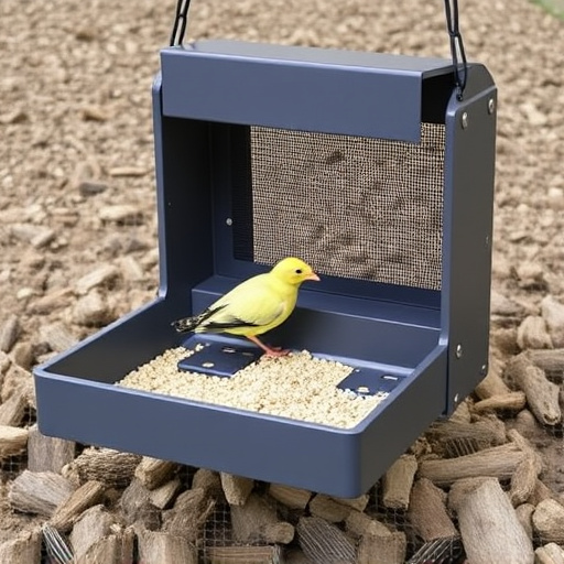 Lightweight feeder with open access tray