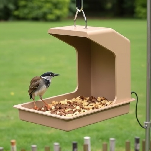 Lightweight feeder with open access tray