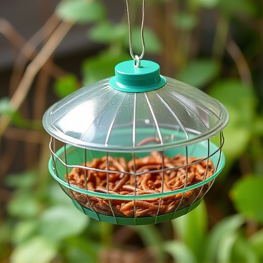 Secure Caged Mealworm Feeder: A Simple Solution for Easy Access