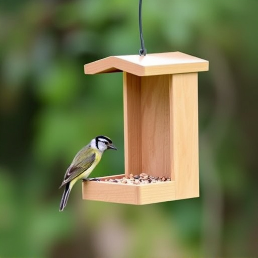 Minimalist feeding station for small birds
