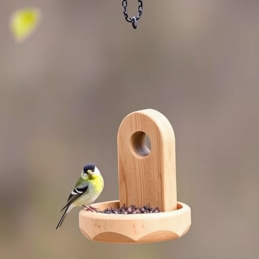 Minimalist feeding station for small birds
