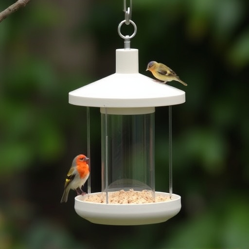 Minimalist feeding station for small birds