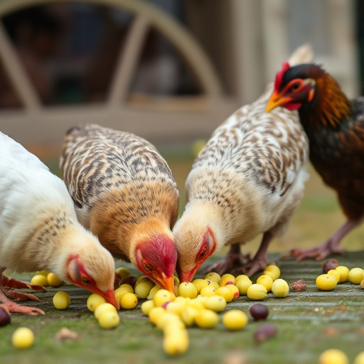 Mixed flock eating sunflower hearts