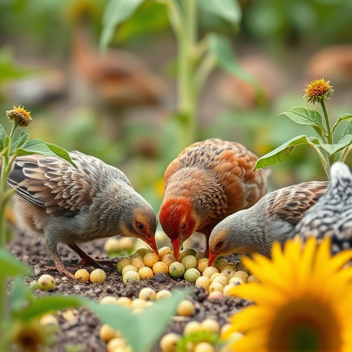 Mixed flock eating sunflower hearts