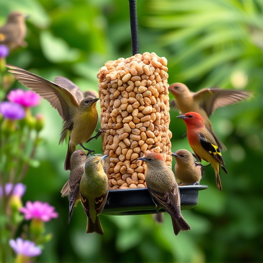 mixed-garden-birds-eating-from-peanut-fe-640x480-46053607.jpeg