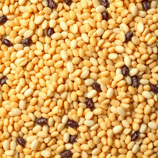 Mixed seed blend with millet and maize