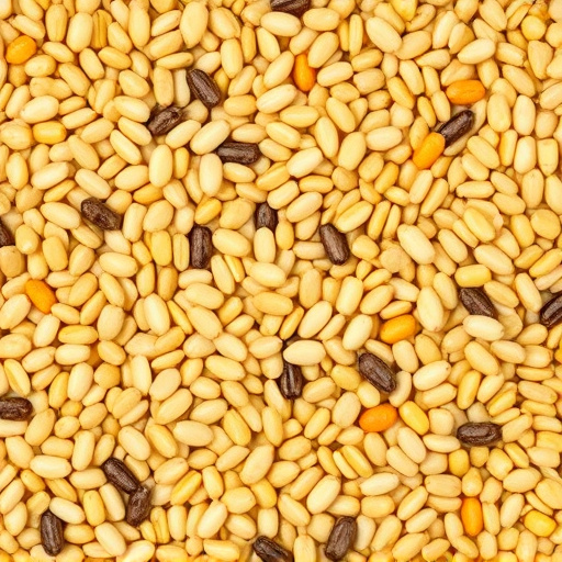 Mixed seed blend with millet and maize