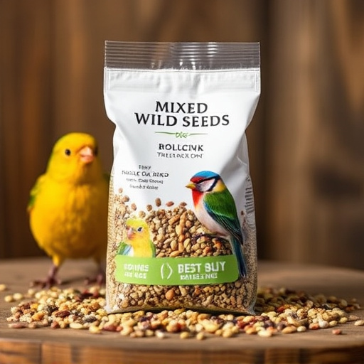 Mixed wild bird seed in UK packaging