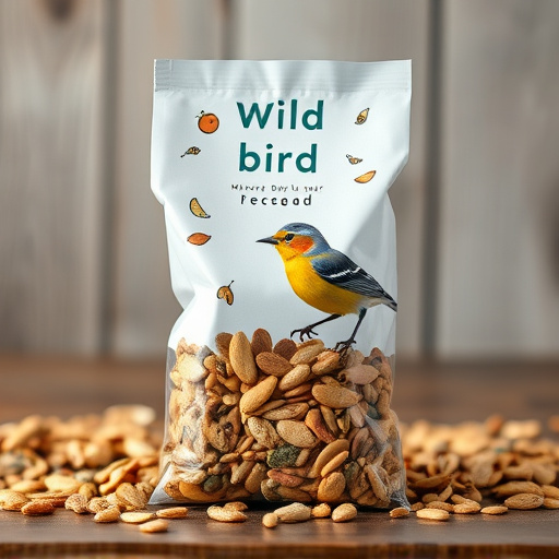 Mixed wild bird seed in UK packaging