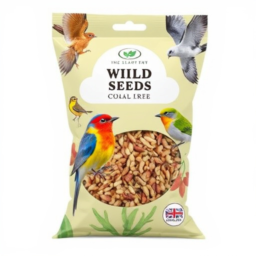 Mixed wild bird seed in UK packaging