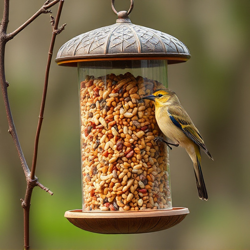 Mobile phone browsing bird seed deals