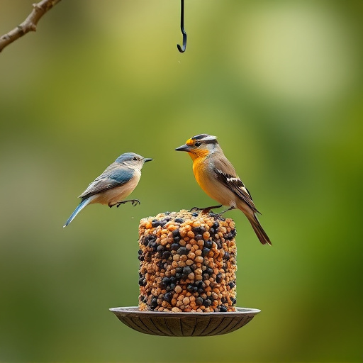 Mobile phone browsing bird seed deals