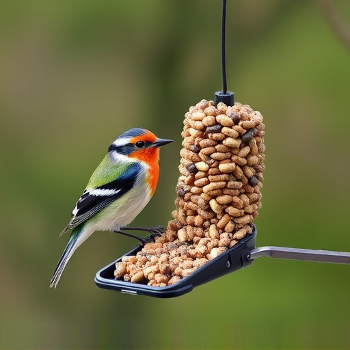 Mobile phone browsing bird seed deals
