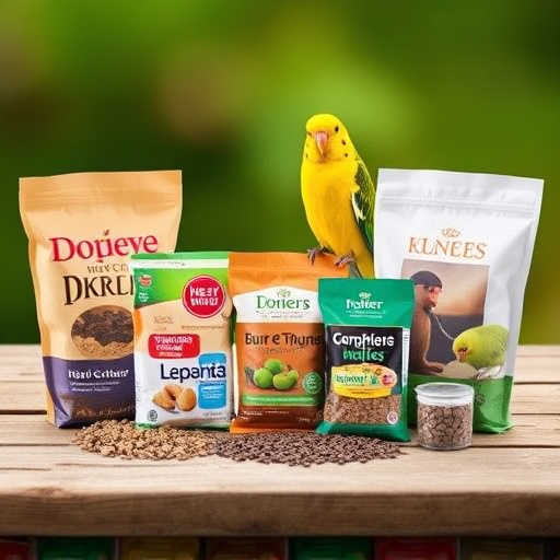 Monthly bird food subscription package