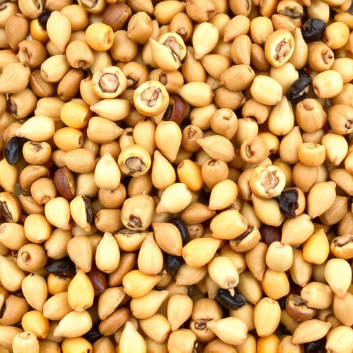Natural bird food mix with sunflower hearts