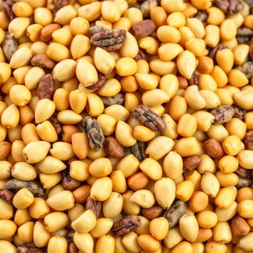 Natural bird food mix with sunflower hearts