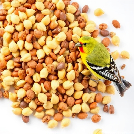 Natural bird food mix with sunflower hearts