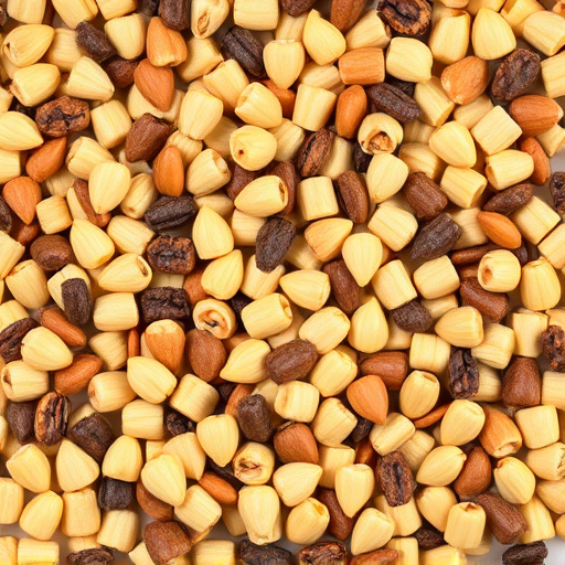 Natural bird food mix with sunflower hearts