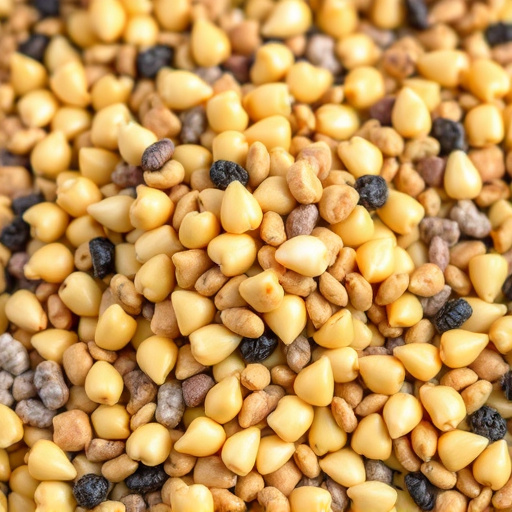 Natural bird food mix with sunflower hearts