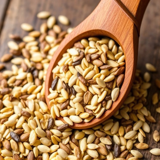 Natural seed mix for mess-free feeding