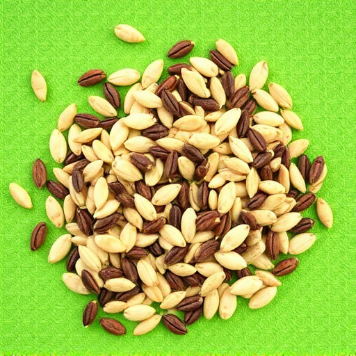 Natural seed mix for mess-free feeding