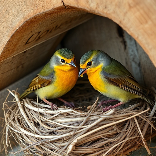 Nesting birds fed soft insects