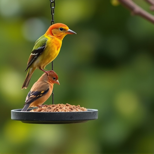 Online order confirmation for bird feed