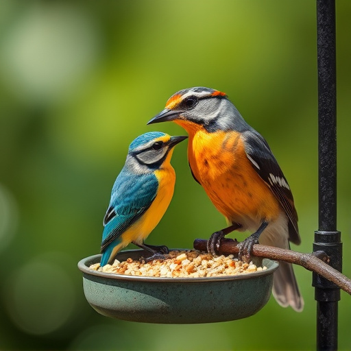 Online order confirmation for bird feed