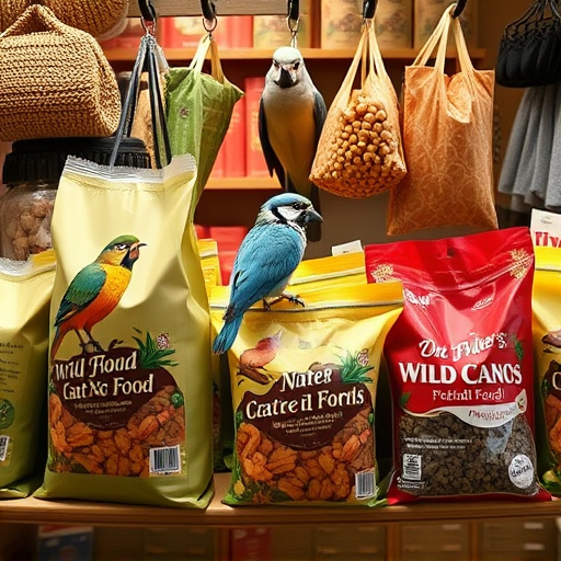 Online shop displaying wild bird food bags