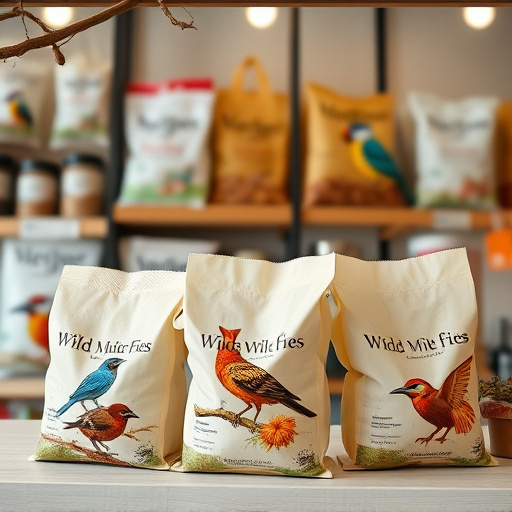 Online shop displaying wild bird food bags