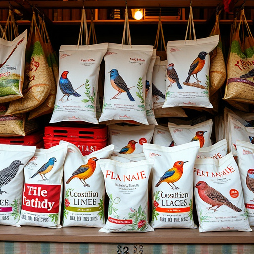 Online shop displaying wild bird food bags