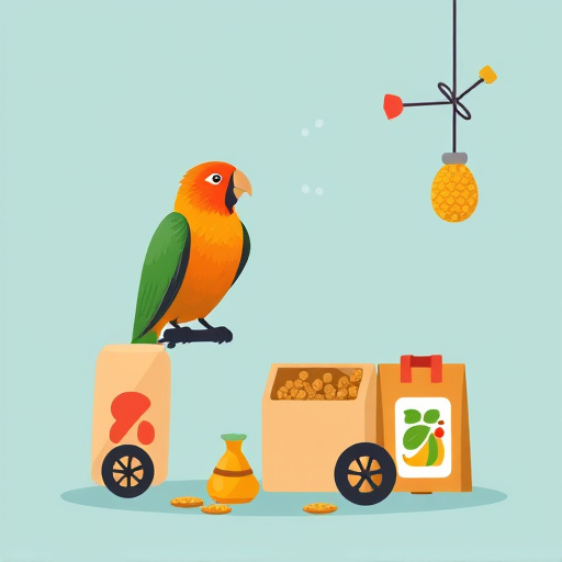 Online shop offering bird food delivery