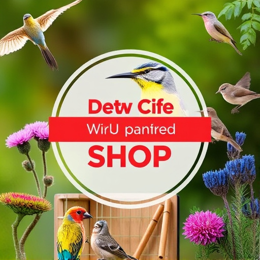 Online shop with garden bird supplies