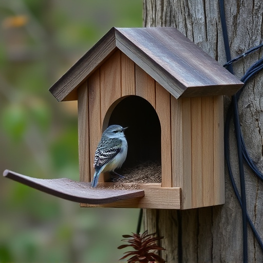 Quiet bird box after breeding season