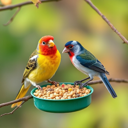 Ready-to-use suet pellets for birds