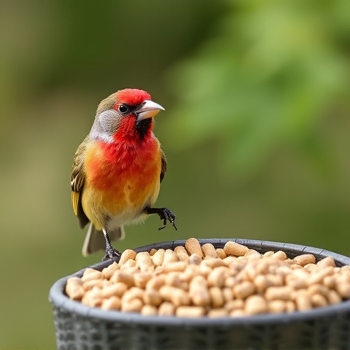 Ready-to-use suet pellets for birds